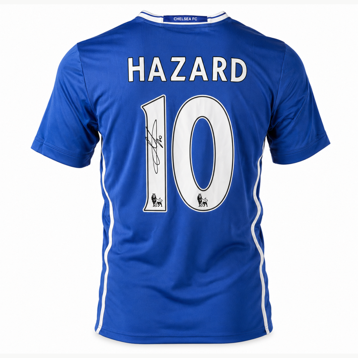 Eden Hazard Signed Chelsea Home Shirt 2015-2016