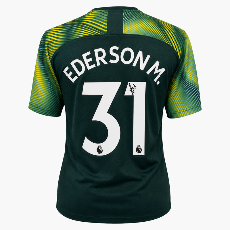 EdersonSignedManchesterCity2019-2020GoalkeeperShirt | Iconic Shirts