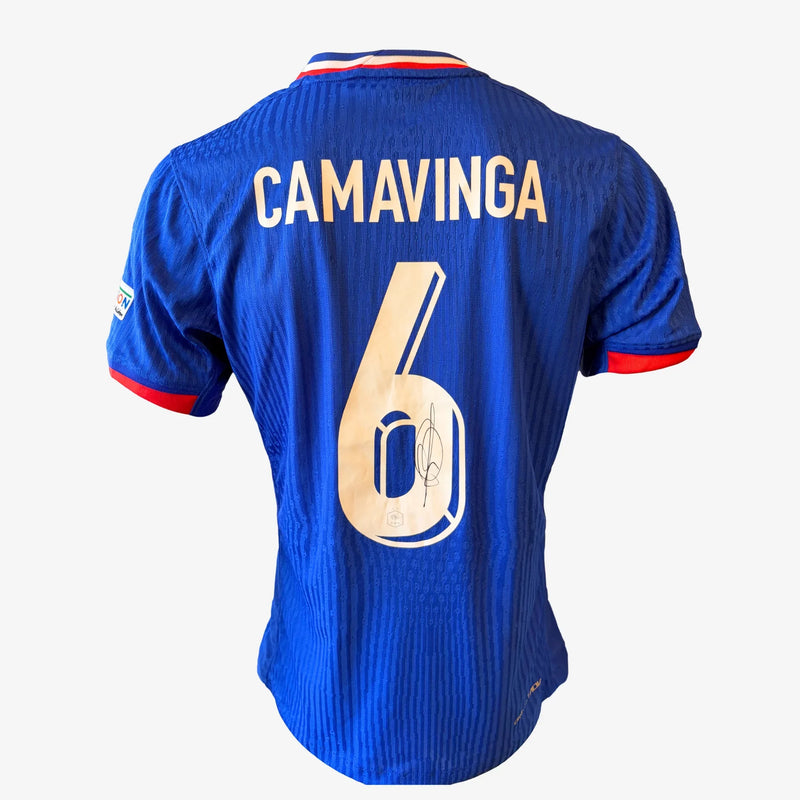 EduardoCamavingaSignedFranceHomeFootballShirt_Euro2024 | Iconic Shirts