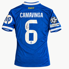 Eduardo Camavinga Signed Real Madrid 2025/26 Away Football Shirt