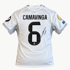 Eduardo Camavinga Signed Real Madrid 2025/26 Home Football Shirt