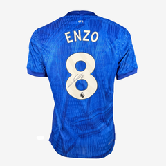Enzo Fernández signiertes Chelsea Heimtrikot 2025-2026