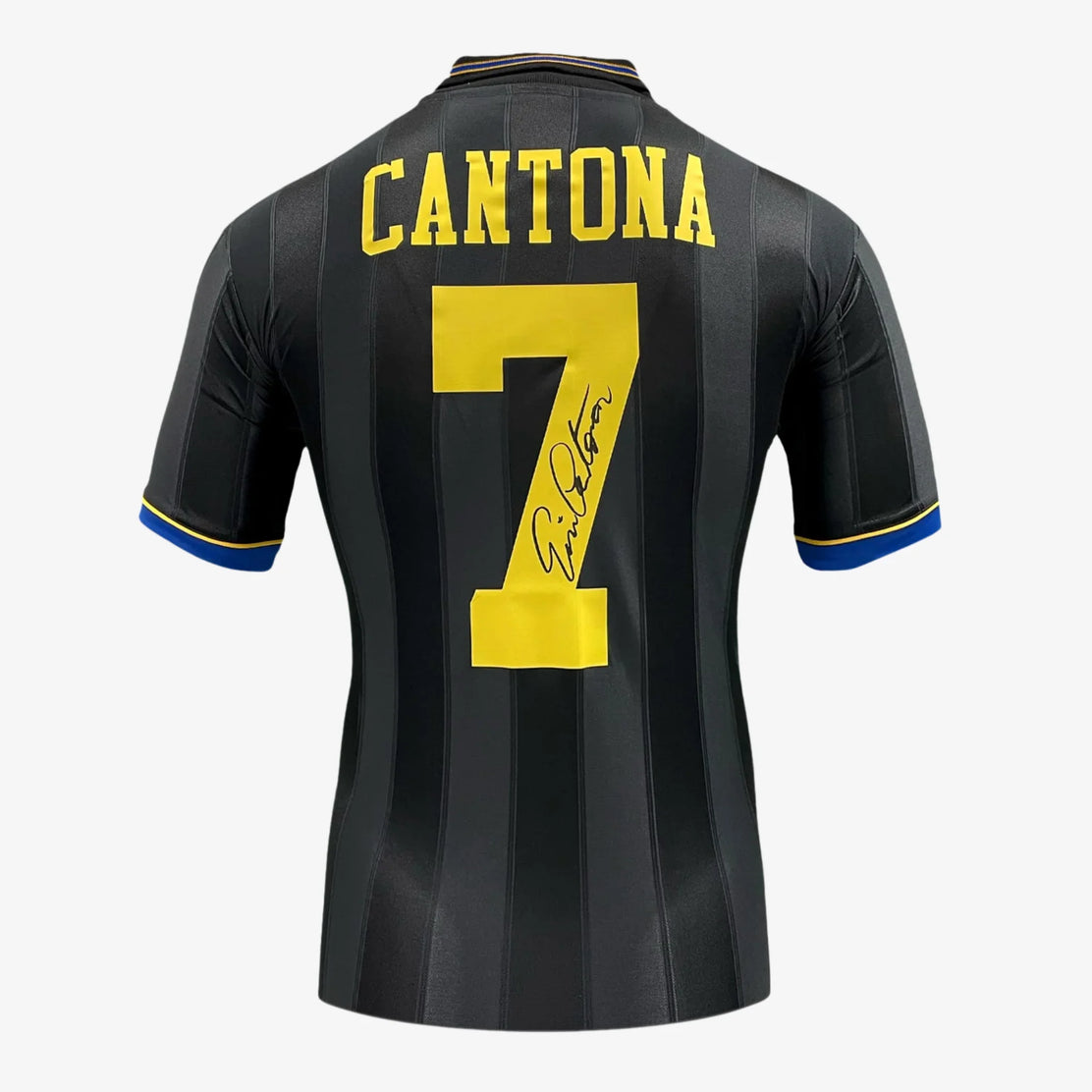 EricCantonaSignedManchesterUnitedAwayShirt-1994-1996 | Iconic Shirts