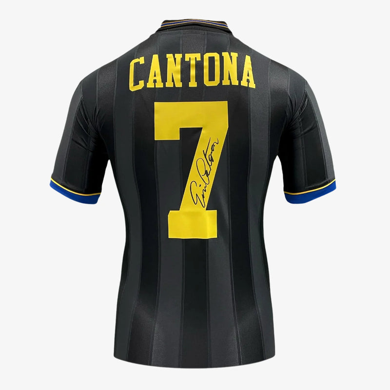 EricCantonaSignedManchesterUnitedAwayShirt-1994-1996 | Iconic Shirts