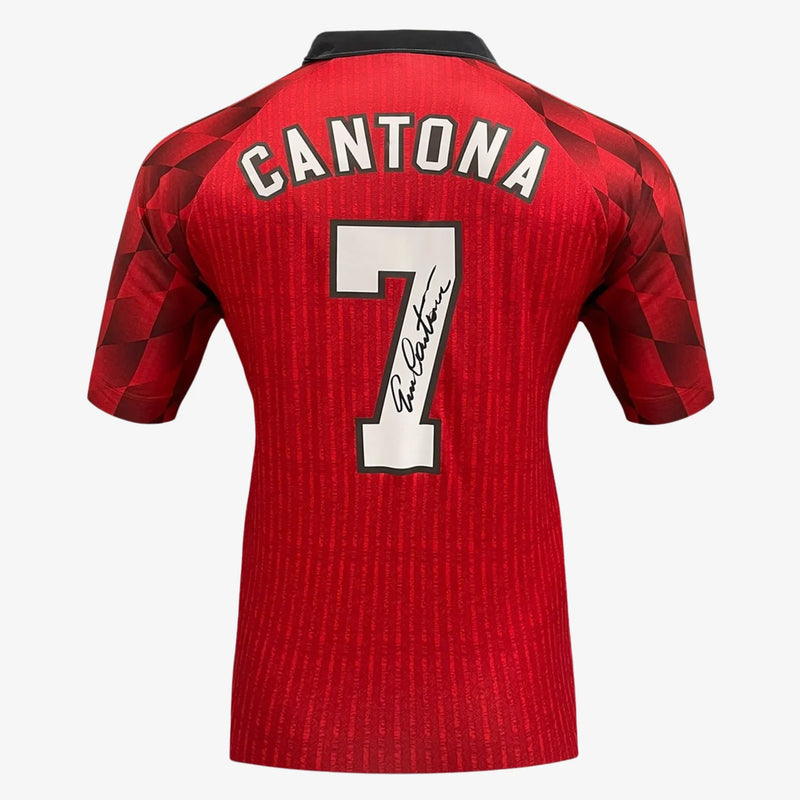 EricCantonaSignedManchesterUnitedHomeShirt-19961998 | Iconic Shirts