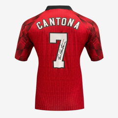 Eric Cantona Signed Manchester United Home Shirt 1996-1998