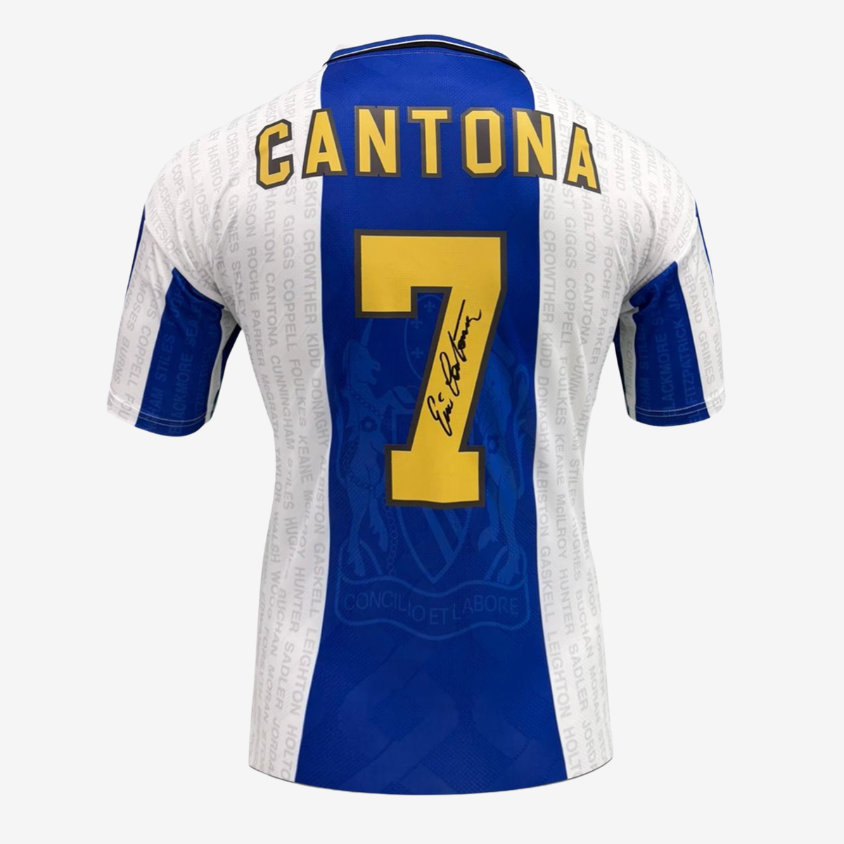 Eric Cantona gesigneerd Manchester United derde shirt - 1994-1997