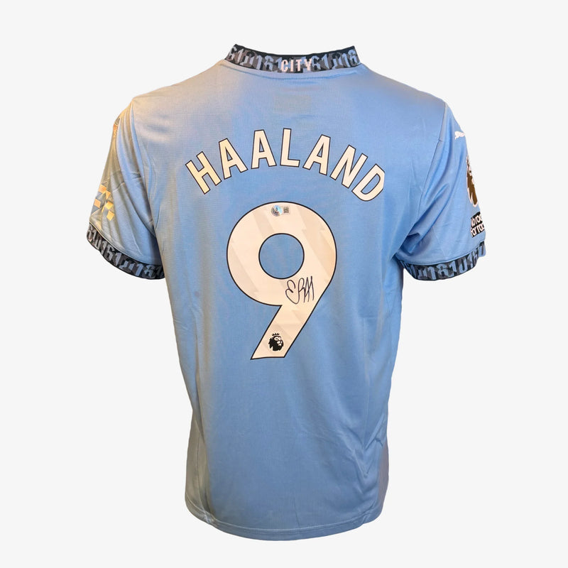 ErlingHaalandSignedManchesterCityHomeShirt-2024-25 | Iconic Shirts