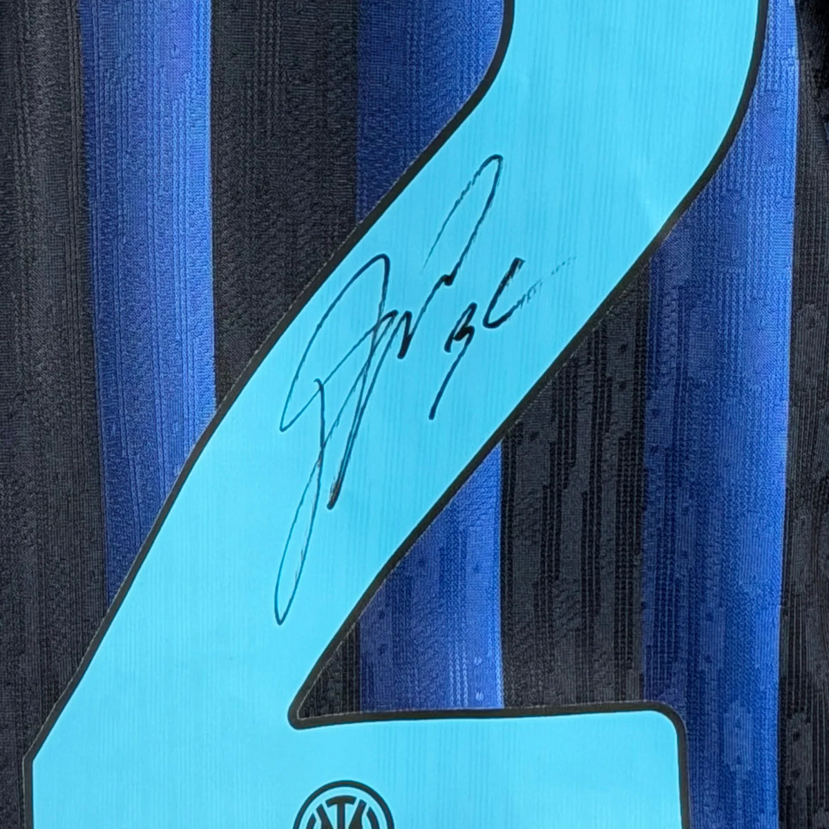 FedericoDimarcoSignedInterMilan2025_26HomeShirt-signature | Iconic Shirts