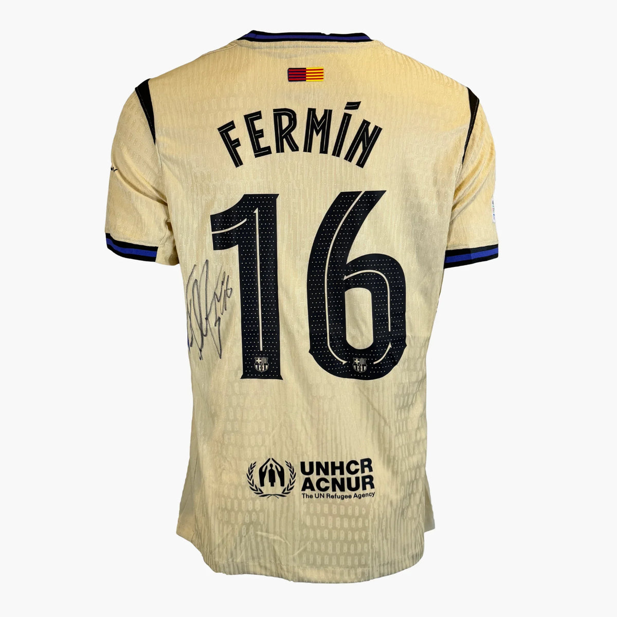 FerminLopezSignedFCBarcelona2025_26AwayShirt | Iconic Shirts