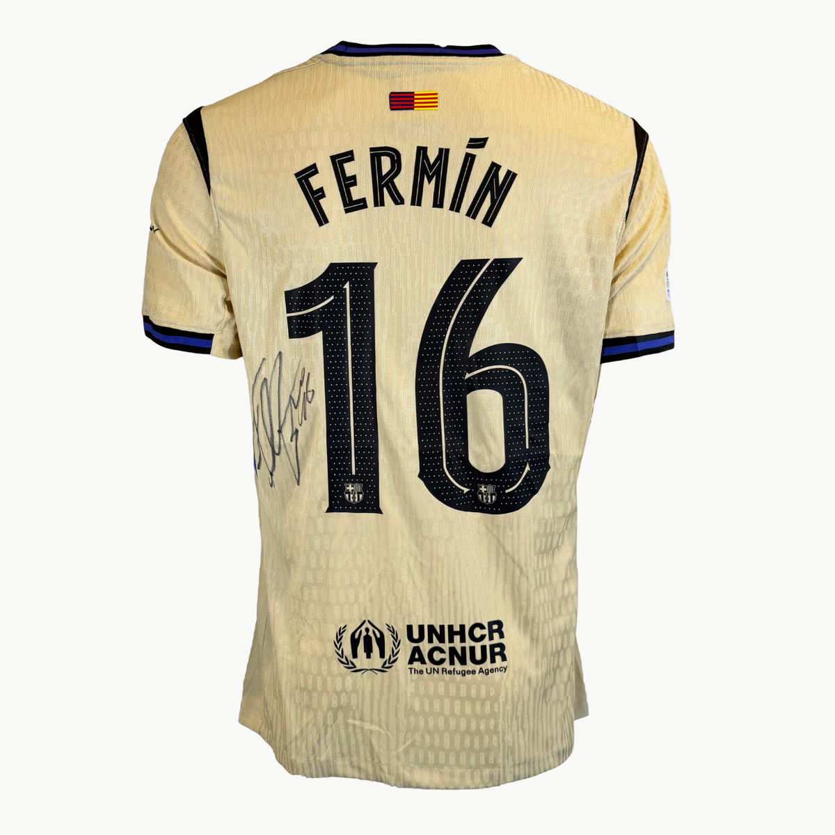 Fermín López Signed FC Barcelona 2025–26 Away Shirt - Iconic Shirts # #