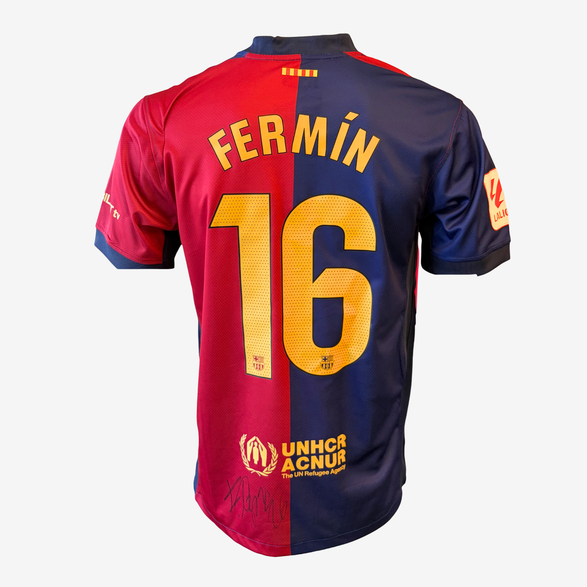 Fermín López Signed FC Barcelona Home Football Shirt – 2024–25