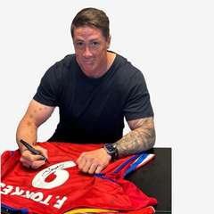 Fernando Torres Signed Atletico Madrid 2015-16 Home Football Shirt