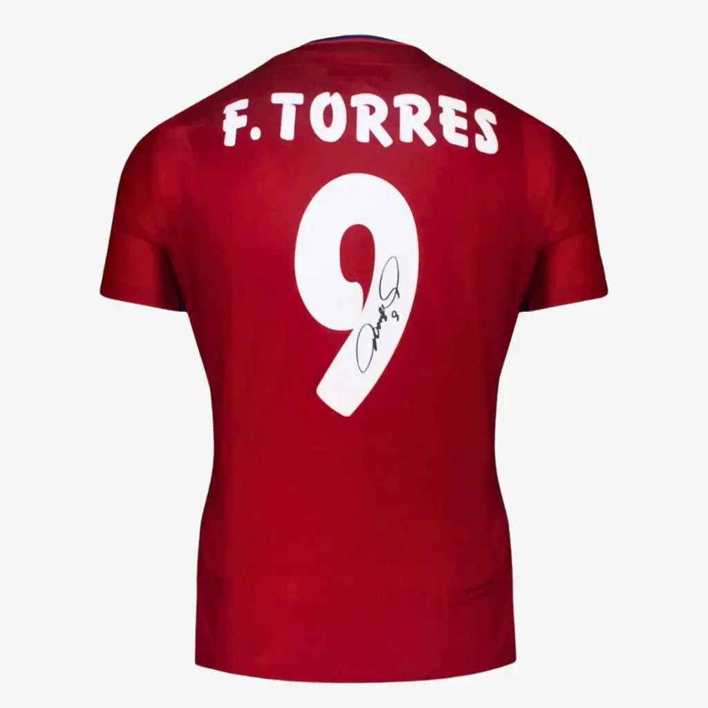 FernandoTorresSignedAtleticoMadrid2015-16HomeFootballShirt | Iconic Shirts