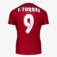 Fernando Torres Signed Atletico Madrid 2015-16 Home Football Shirt