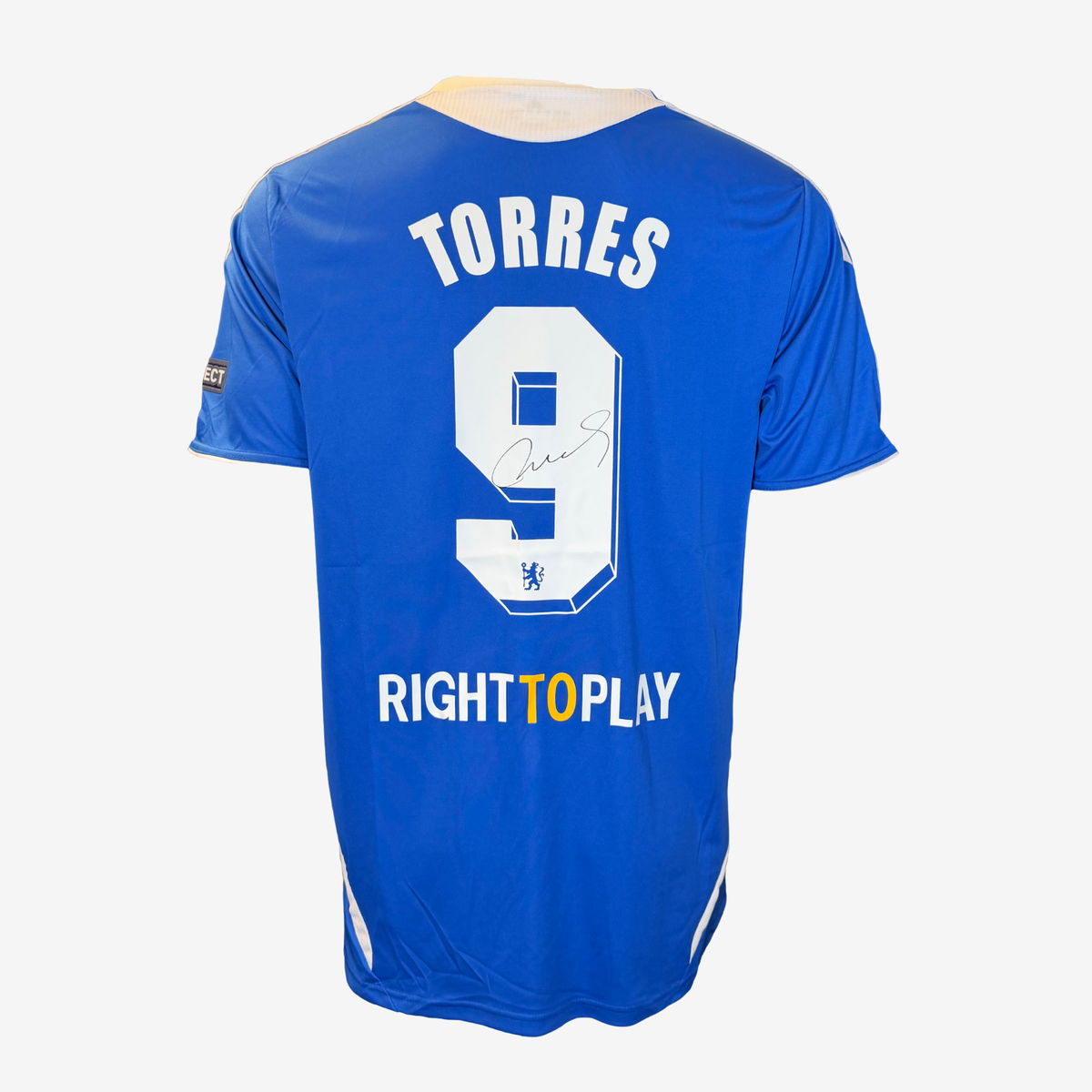 Fernando Torres Signed Chelsea - 2012 Champions League Final Shirt
