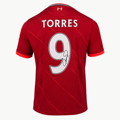 Fernando Torres Signed Liverpool Home Shirt 2021–22