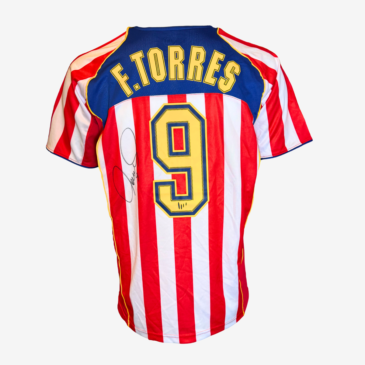 Fernando Torres Signed Atlético Madrid Home Shirt – 2005