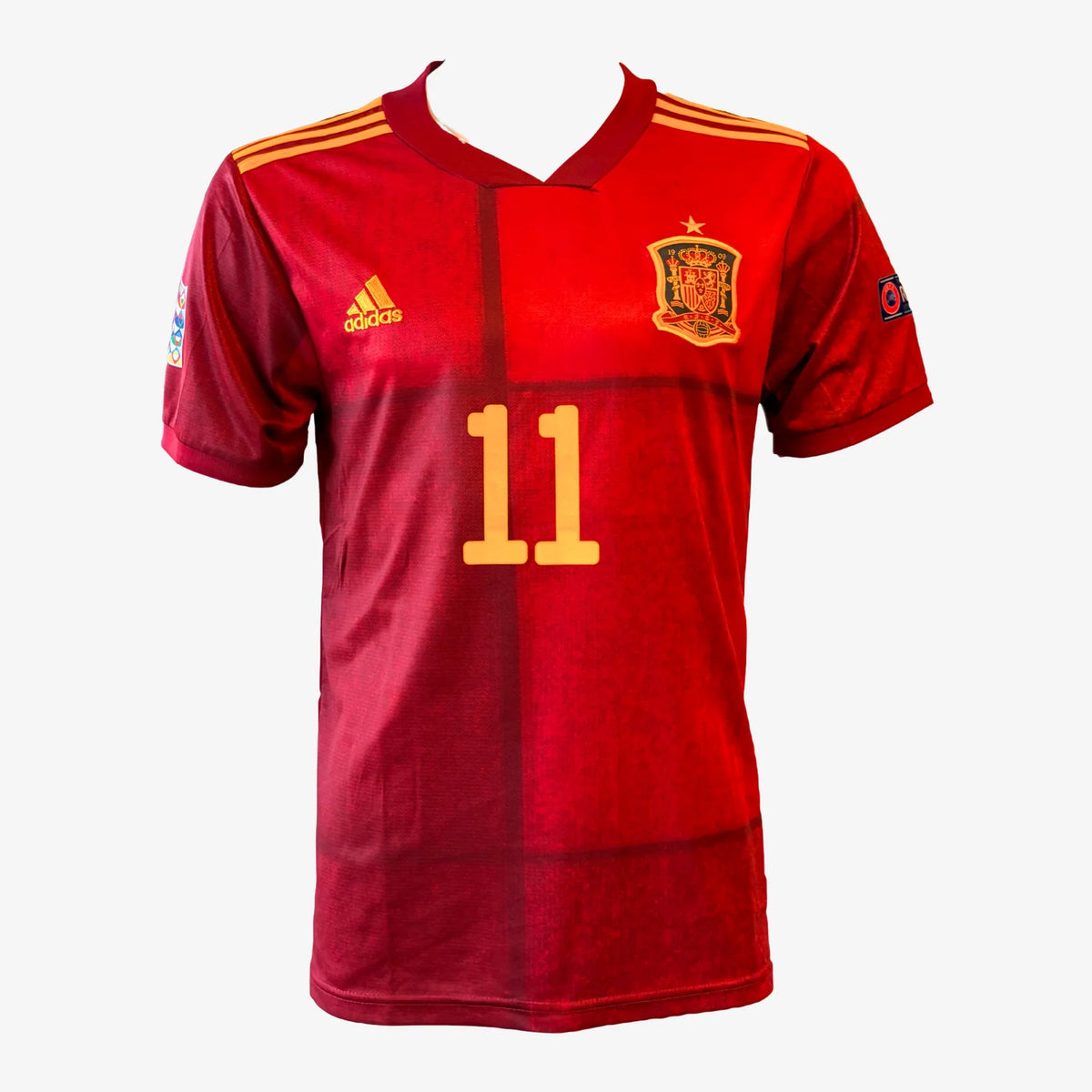 FerranTorresSignedSpainFootballShirt_2022-23NationsLeague-front | Iconic Shirts