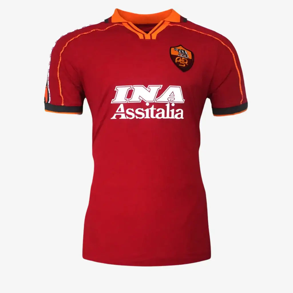 FrancescoTottiSignedASRomaFootballShirt_1998_99_Framed-frontshirt_45846d1c-7bcf-47f6-926d-069789fcaf06 | Iconic Shirts