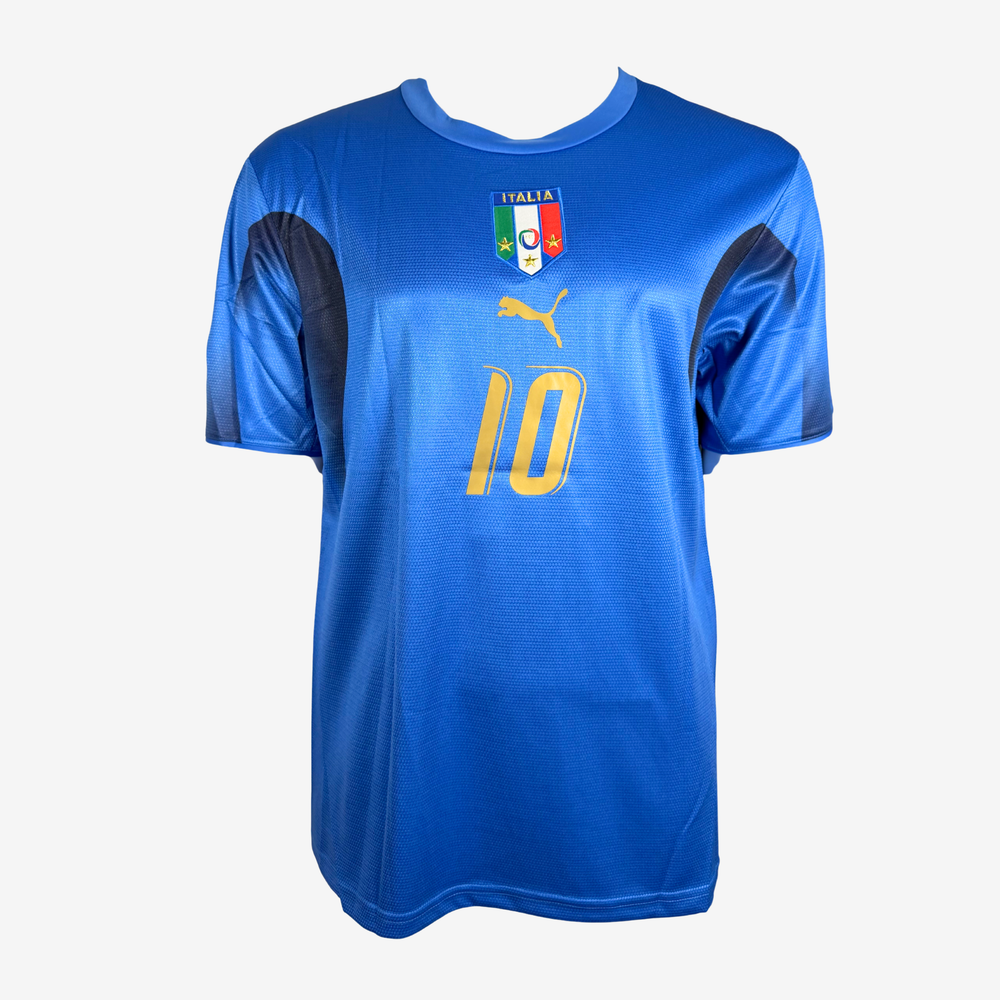Francesco Totti Signed Italy - 2006 Home Shirt - Iconic Shirts