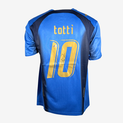 Francesco Totti Signed Italy - 2006 Home Shirt - Iconic Shirts
