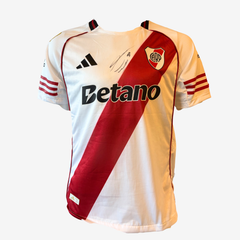 Franco Mastantuono Signed River Plate Home Football Shirt – 2024–25