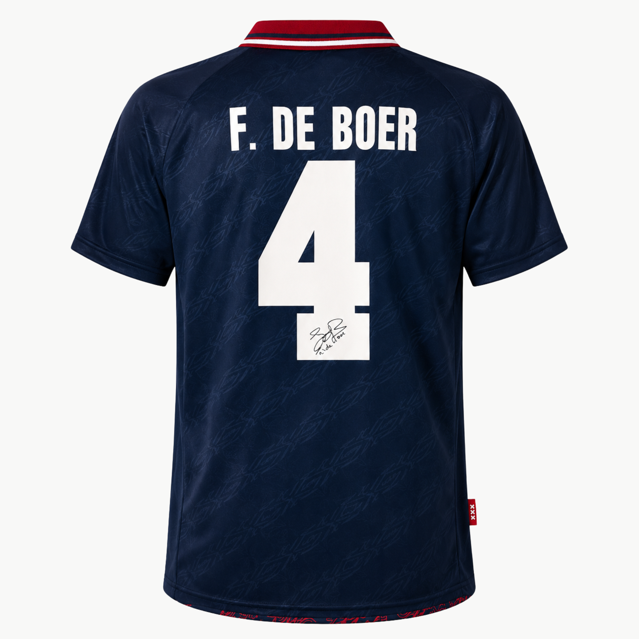Frank de Boer Signed Ajax 1994-1995 Away Shirt
