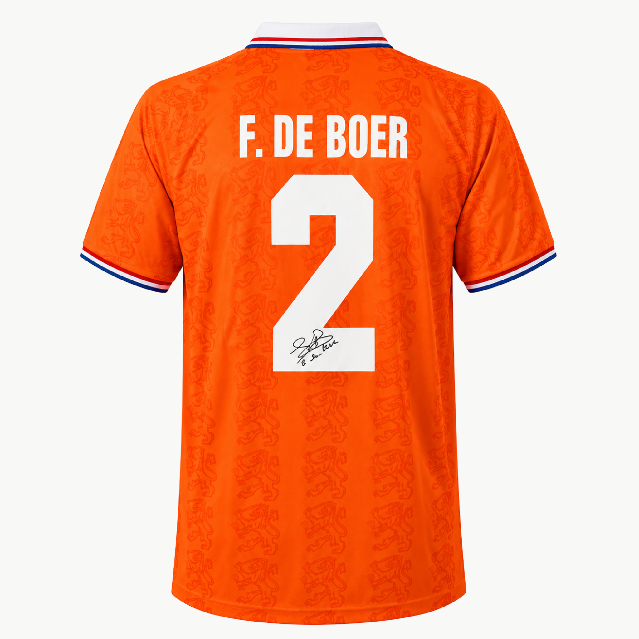 Frank de Boer Signed Netherlands 1994 Home Shirt