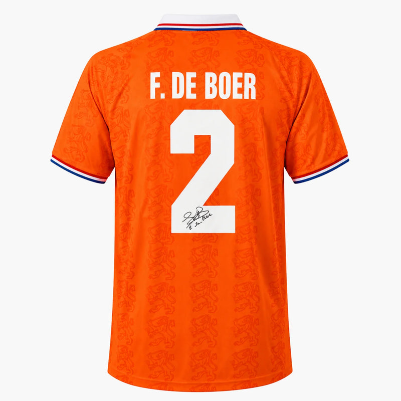 FrankdeBoerSignedNetherlands1994HomeShirt | Iconic Shirts