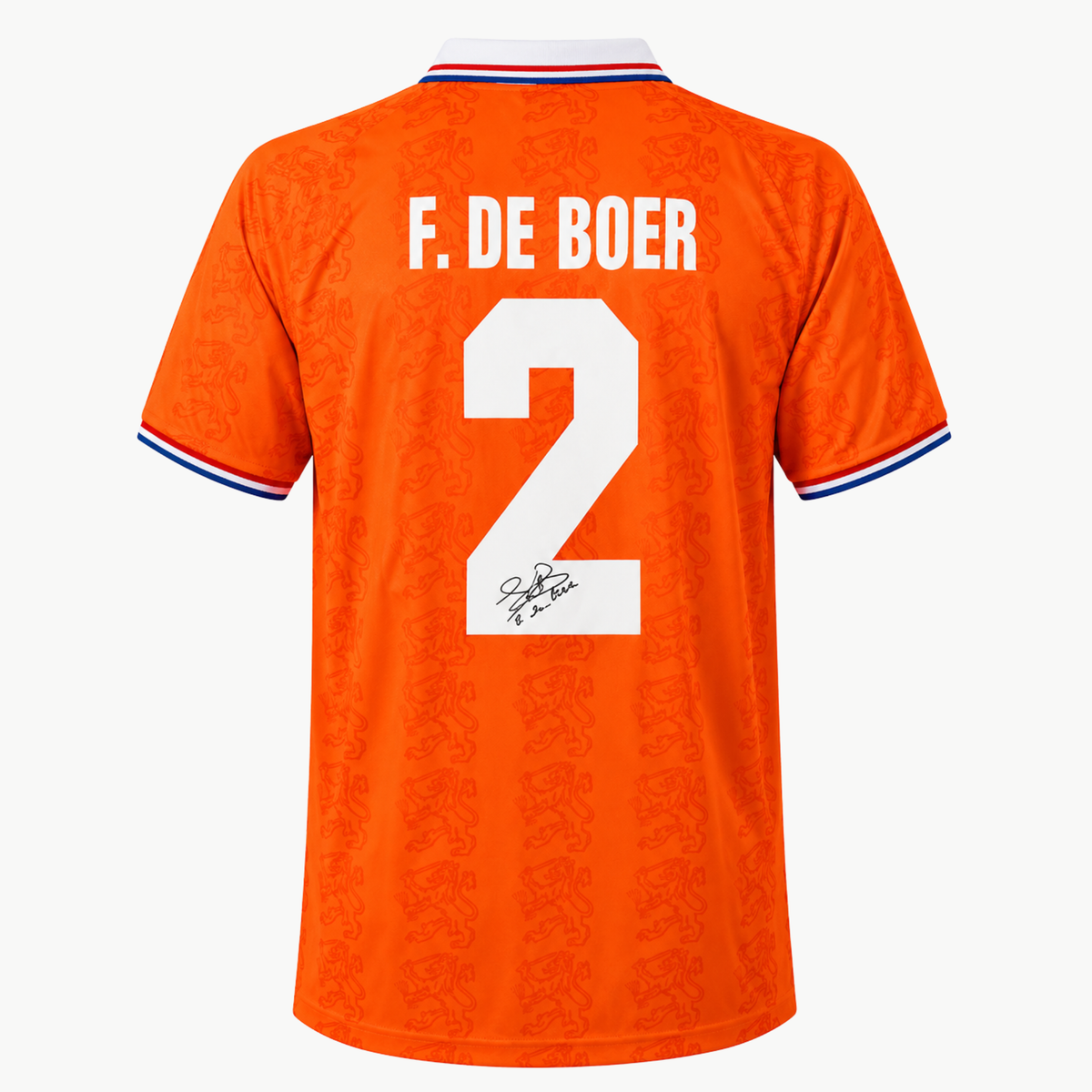 Frank de Boer Signed Netherlands 1994 Home Shirt
