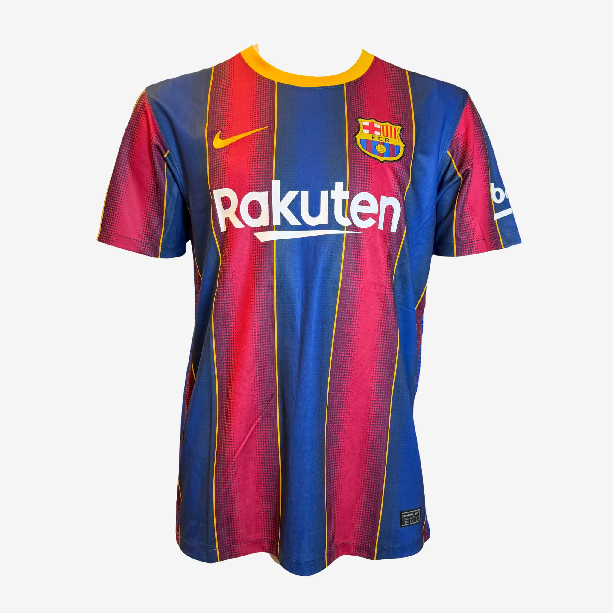 قميص برشلونة الرسمي موقّع من فرينكي دي يونج - موسم 2020-21