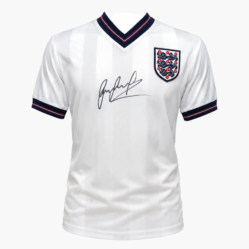 GaryLinekerSignedEngland1986RetroWorldCupShirt | Iconic Shirts