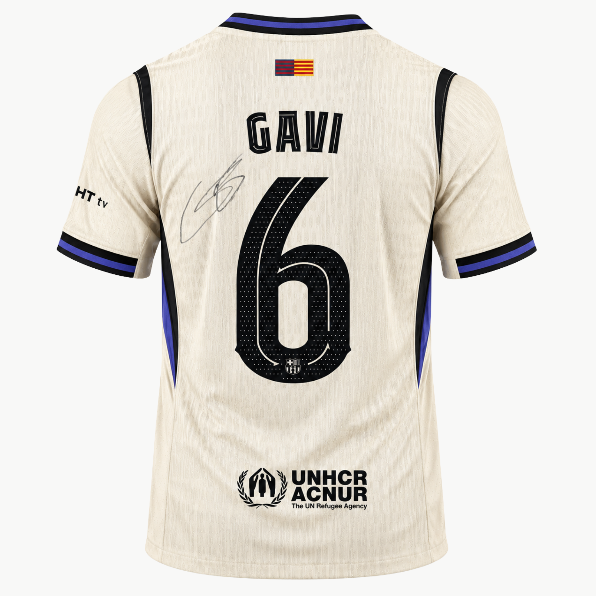 Gavi Signed FC Barcelona 2025–26 Away Shirt