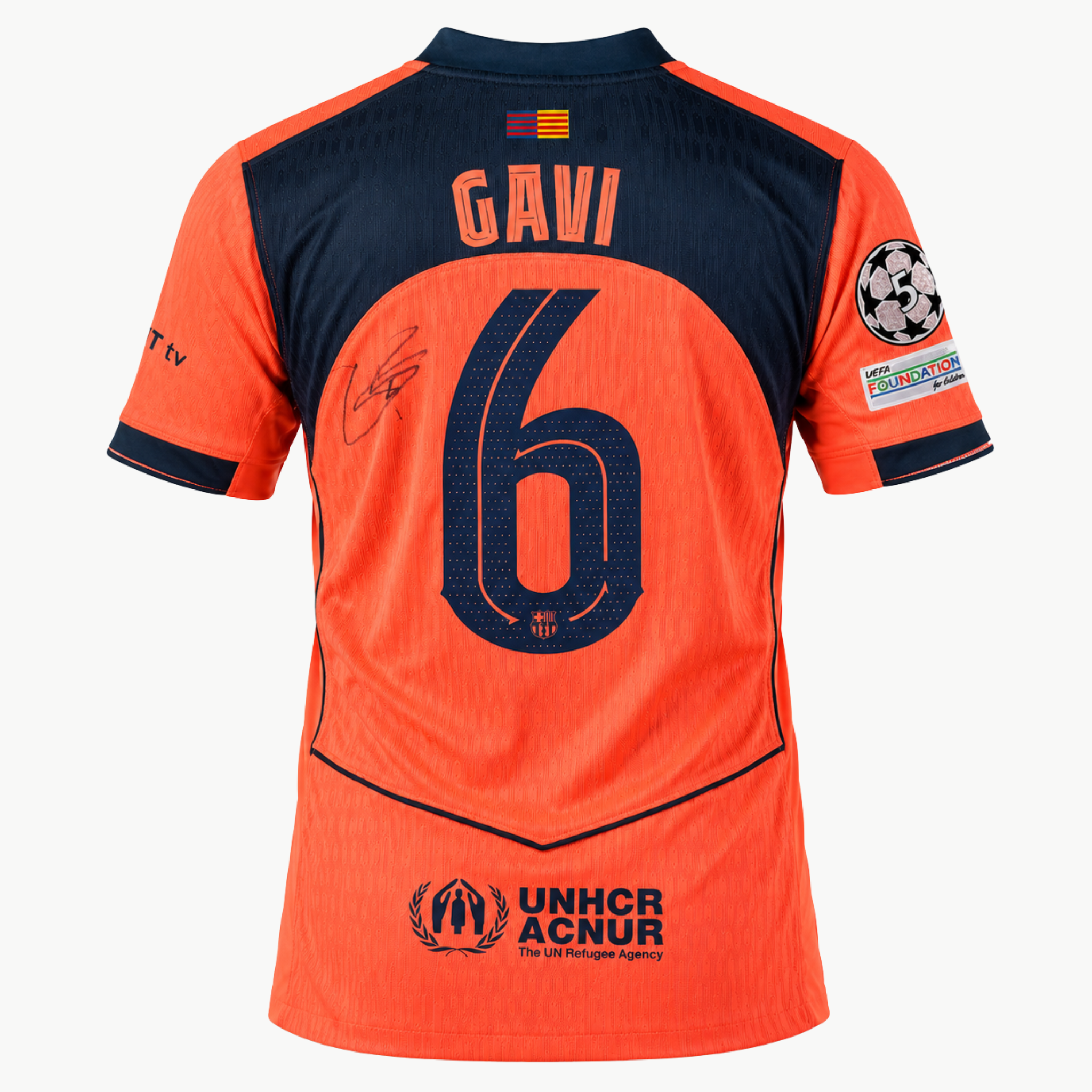 Gavi Signed FC Barcelona 2025–26 Third Shirt