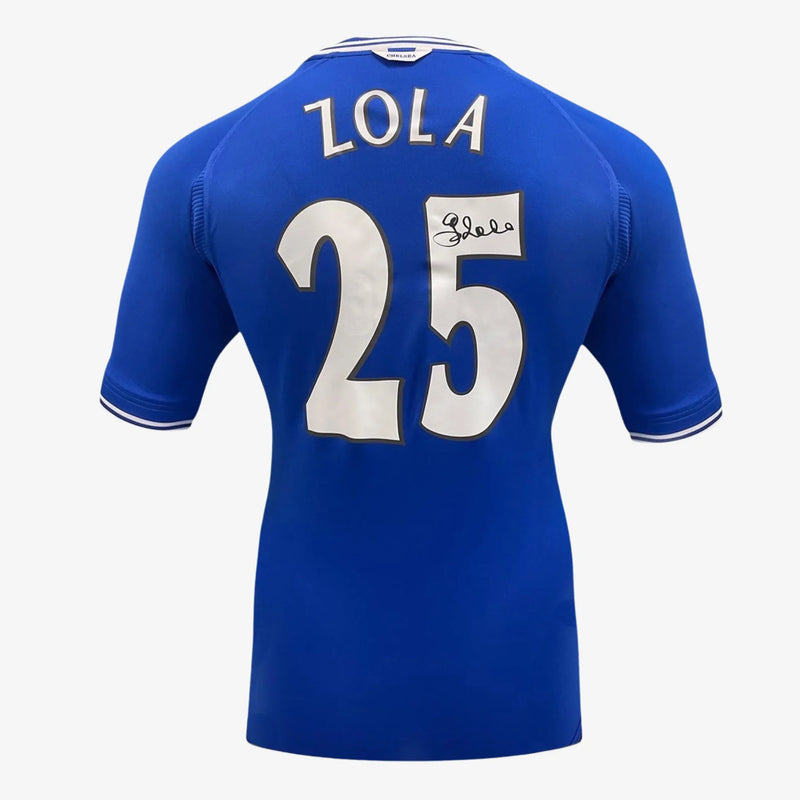 Gianfranco Zola signiertes Chelsea-Heimtrikot 2000 | Iconic Shirts