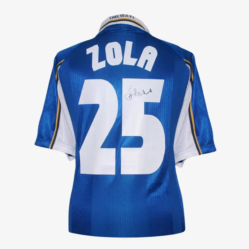 GianfrancoZolaSigniertesChelseaFußballtrikot_1998CupWinnersCupFinal | Iconic Shirts