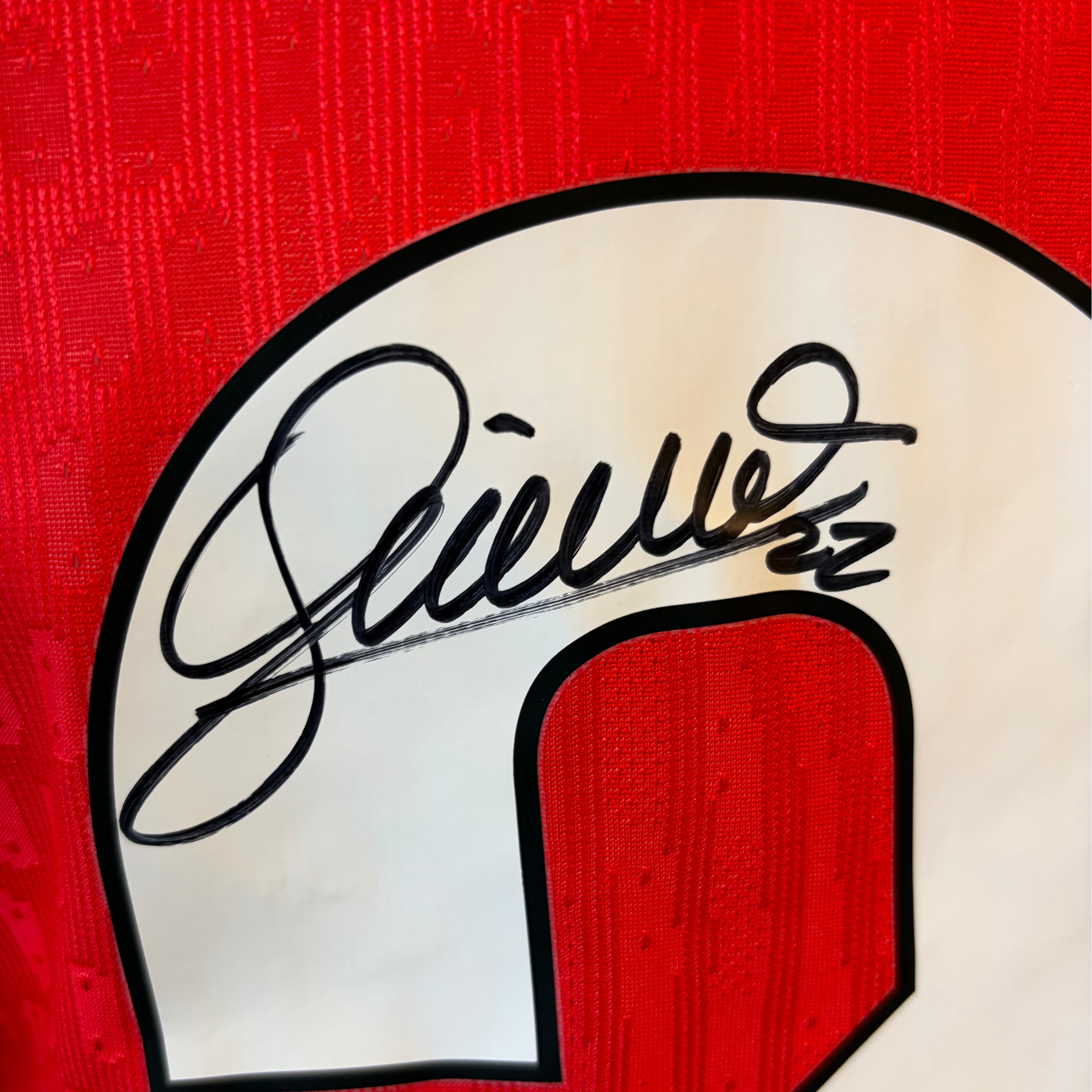 Giuliano Simeone Signed Atlético de Madrid Home Football Shirt – 2024–25