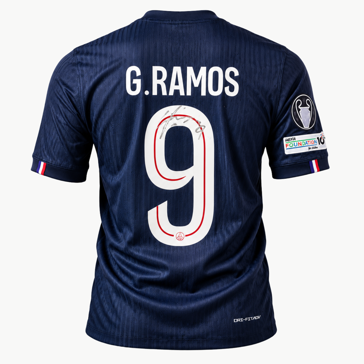 Gonçalo Ramos Signed Paris Saint-Germain 2025–26 Home Shirt