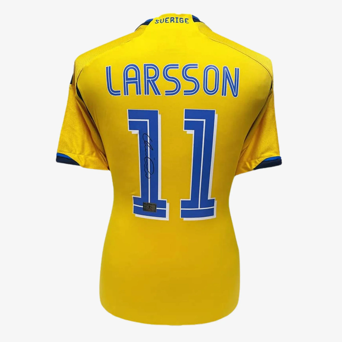 HenrikLarssonSignedSwedenFootballShirt_2022 | Iconic Shirts