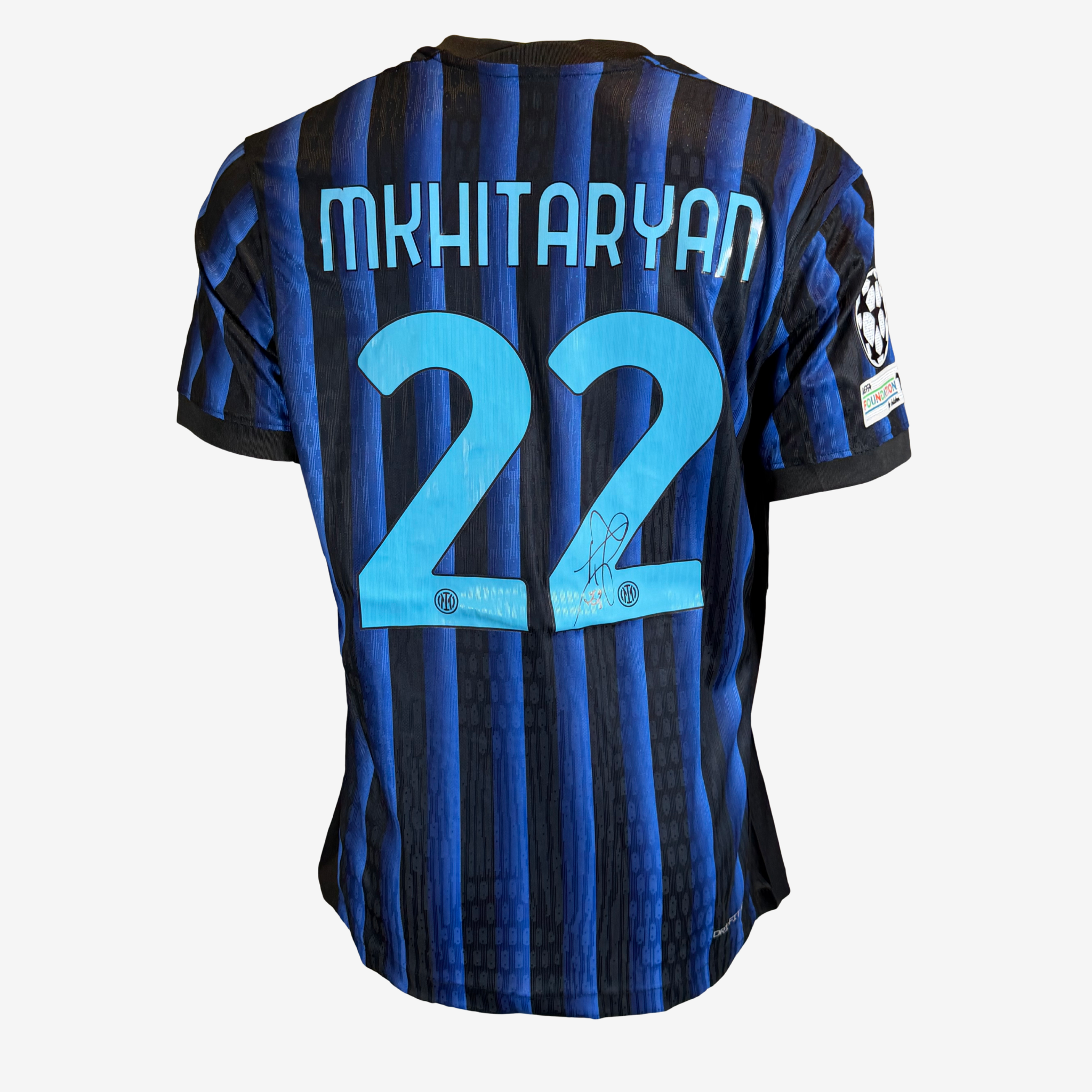Henrikh Mkhitaryan Signed Inter Milan 2025–26 Home Shirt