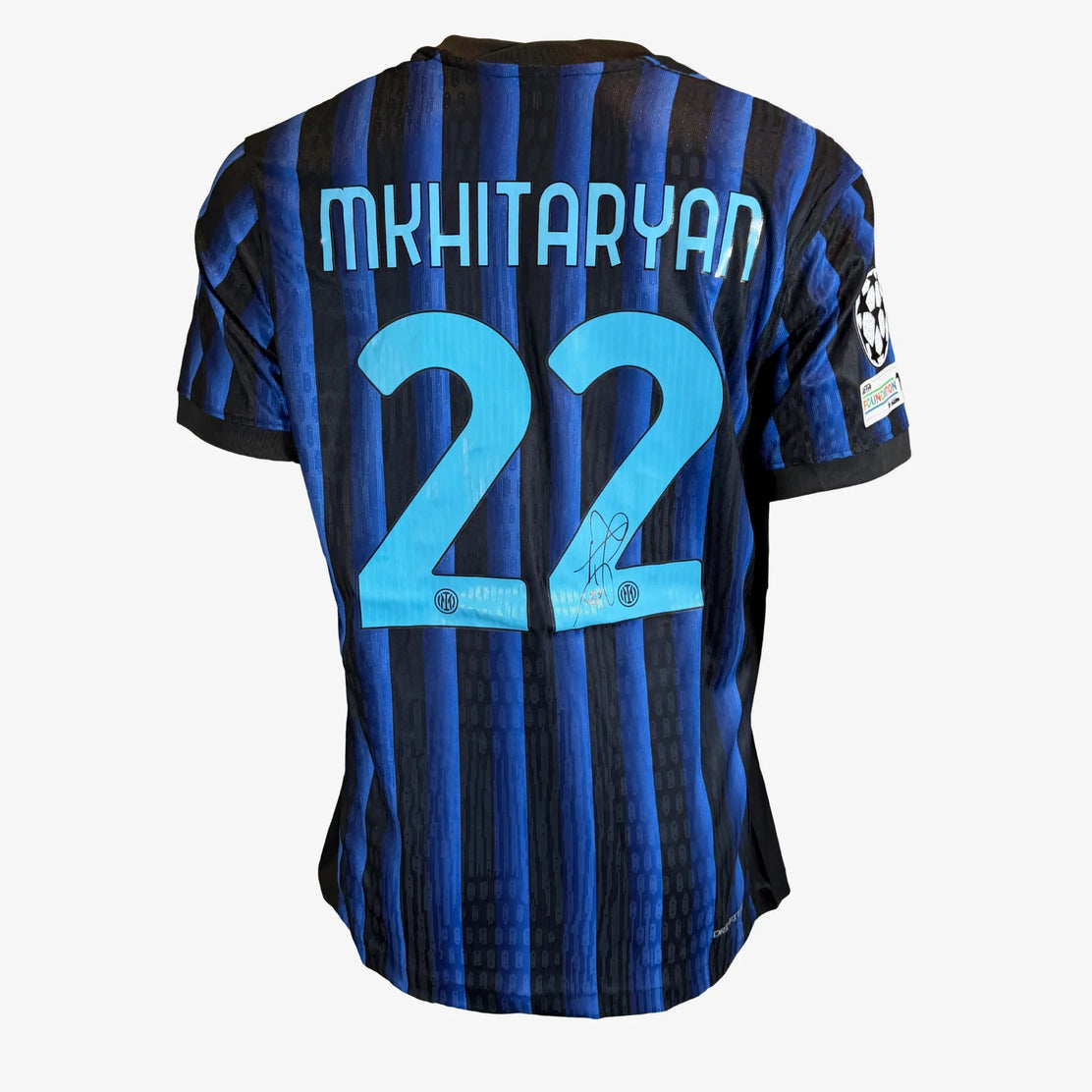 HenrikhMkhitaryanSignedInterMilan2025_26HomeShirt | Iconic Shirts