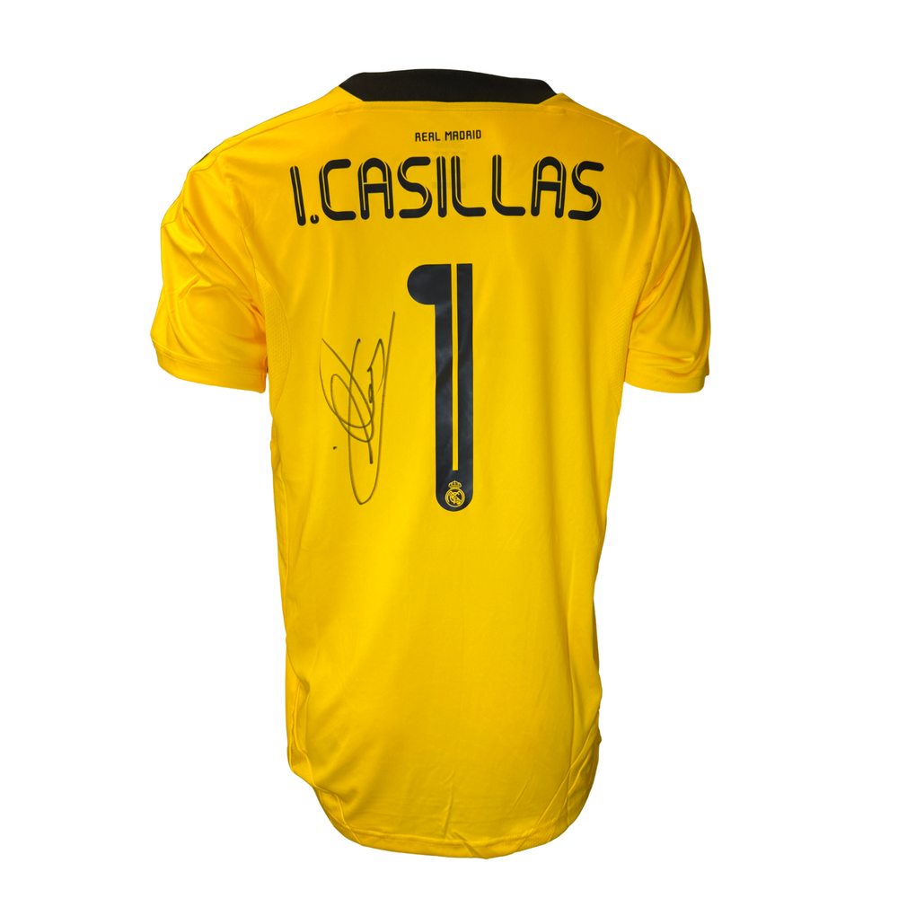 Iker Casillas Signed Real Madrid Goalkeeper Shirt – 2011 - Iconic Shirts