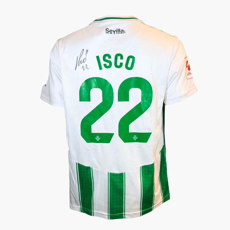 IscoSignedRealBetisHomeShirt2023_24 | Iconic Shirts