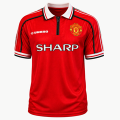 Jaap Stam signiertes Manchester United Trikot – Heimspiel 1998-99