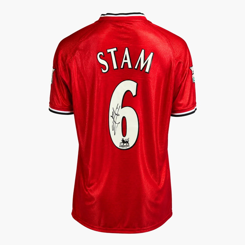 JaapStamSignedManchesterUnitedHeimtrikot2000_01-Rückseite | Iconic Shirts