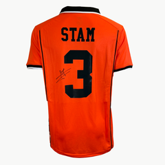 Jaap Stam signiertes Niederlande-Heimtrikot 1998