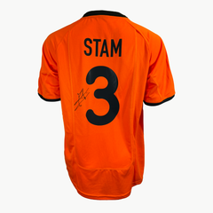 Jaap Stam signiertes Niederlande-Heimtrikot 2000