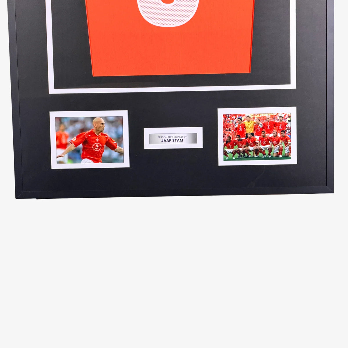 JaapStamSignedNetherlandsHomeShirt2004-Framed-photos | Iconic Shirts