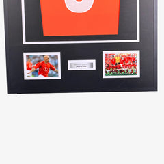 Jaap Stam signiertes Niederlande-Heimtrikot 2004 - gerahmt